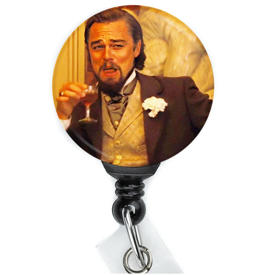 Leo Laughing Meme Badge Reel - ReactionReels