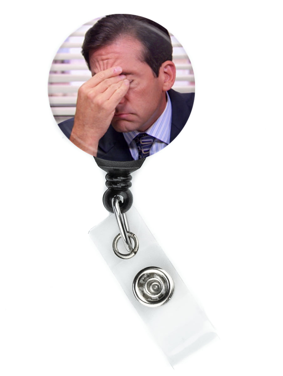 The Office Michael Scott Over It Disappointed Face Meme Badge Reel - ReactionReels