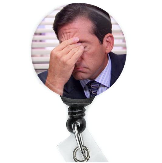 The Office Michael Scott Over It Disappointed Face Meme Badge Reel - ReactionReels