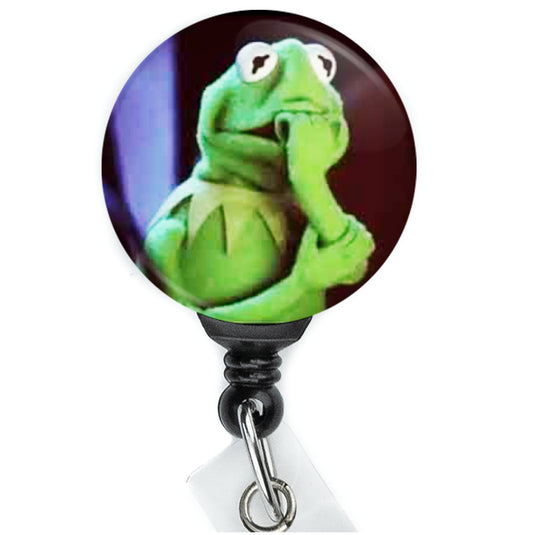 Nervous Kermit Meme Badge Reel - ReactionReels