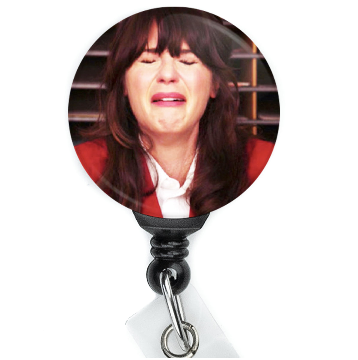 New Girl Jess Cry Face Meme Badge Reel - ReactionReels