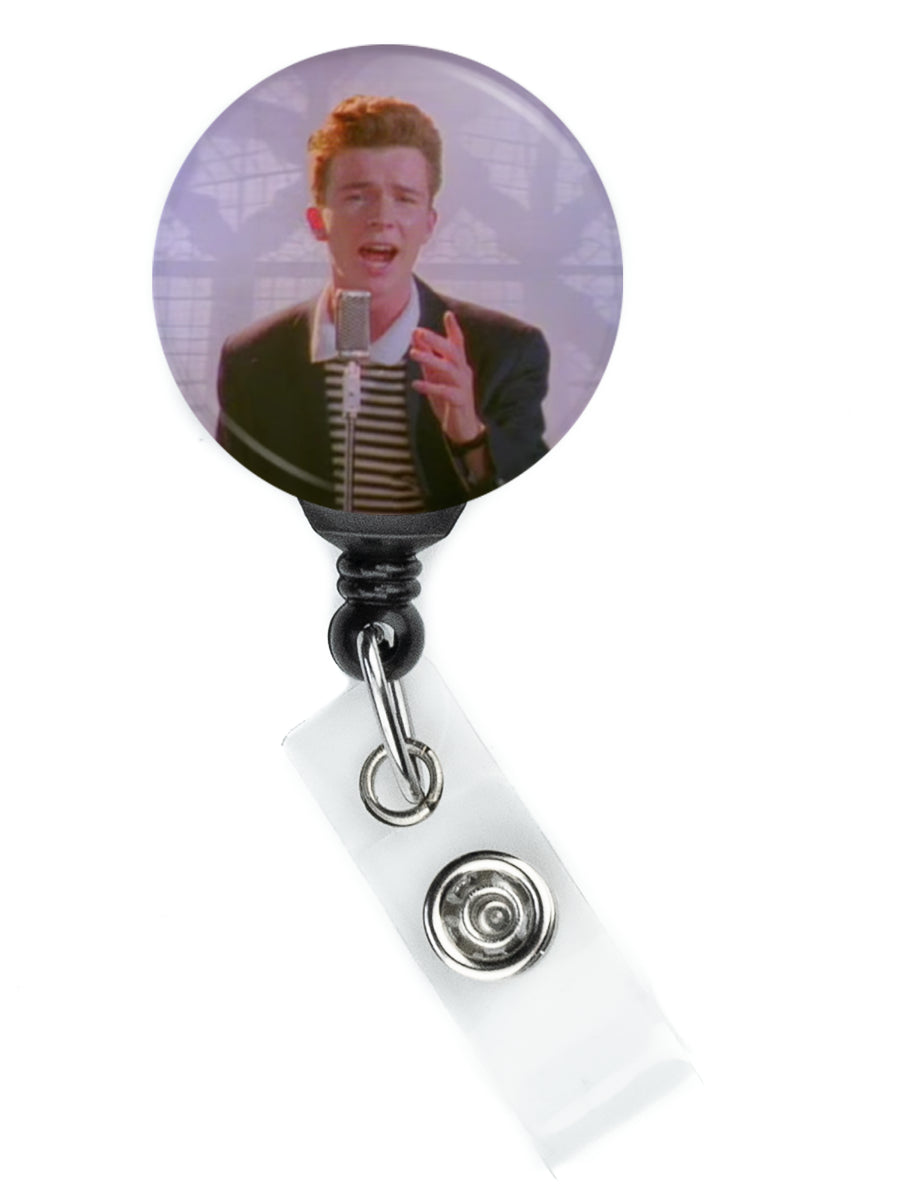 Rick Roll Never Gonna Give You Up Meme Badge Reel - ReactionReels