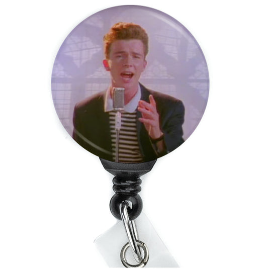 Rick Roll Never Gonna Give You Up Meme Badge Reel - ReactionReels