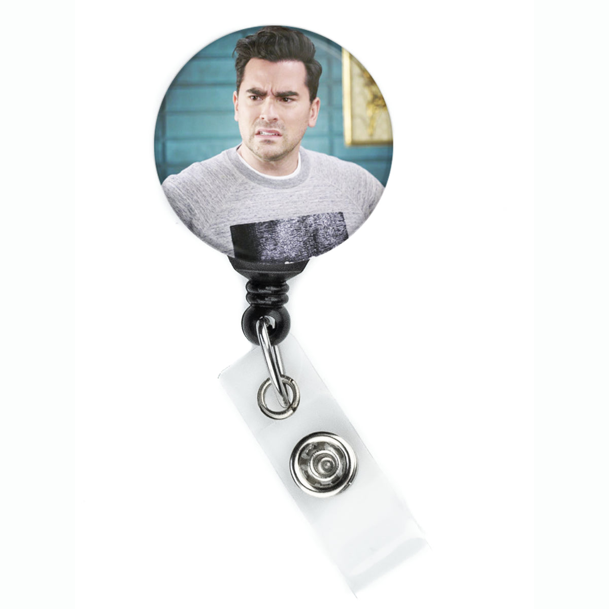 Schitts Creek David Rose Disgusted Face Meme Badge Reel - ReactionReels