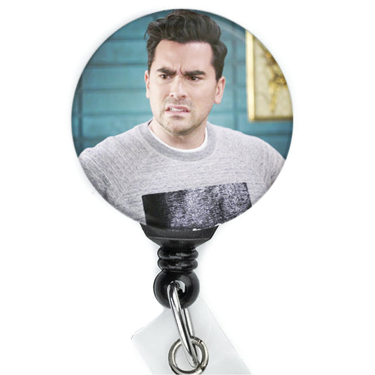 Schitts Creek David Rose Disgusted Face Meme Badge Reel - ReactionReels