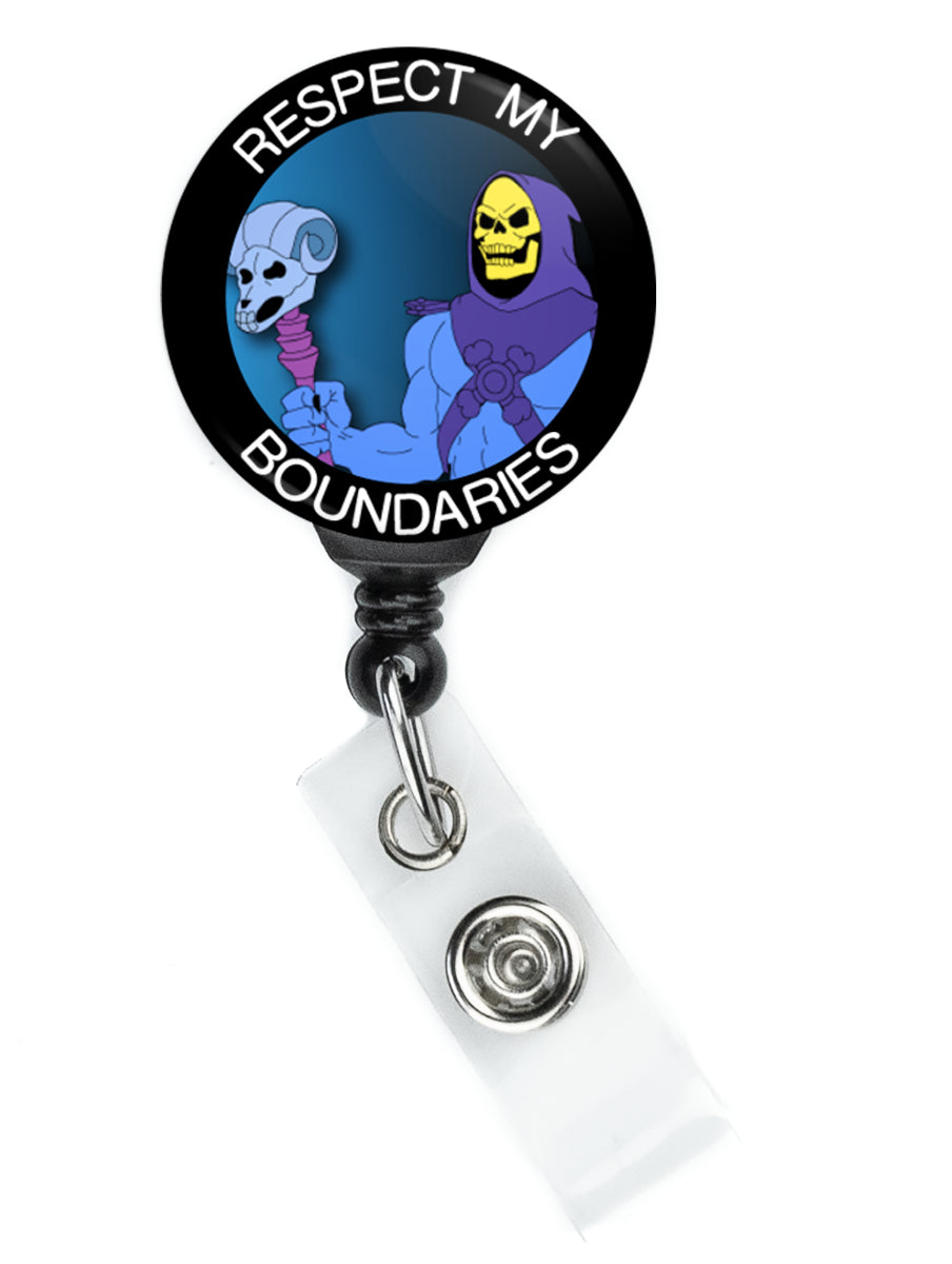 Skeletor Respect My Boundaries Meme Badge Reel - ReactionReels