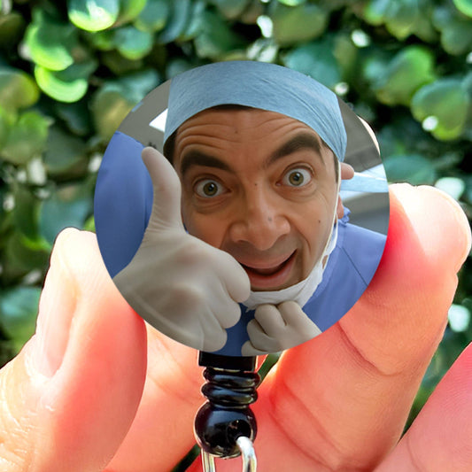 Goofy Doctor Thumbs Up Meme  Nurse Badge Reel  ID Badge Holder  Nurse Gift  Cute Badge Holder  ID Badge Reel