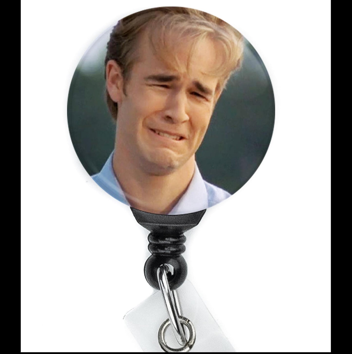 Dawson's Creek Cry Face Funny Meme  ID Badge Holder  Nurse Gift  Nurse Badge Reel  ID Holder  Cute Badge ID Re
