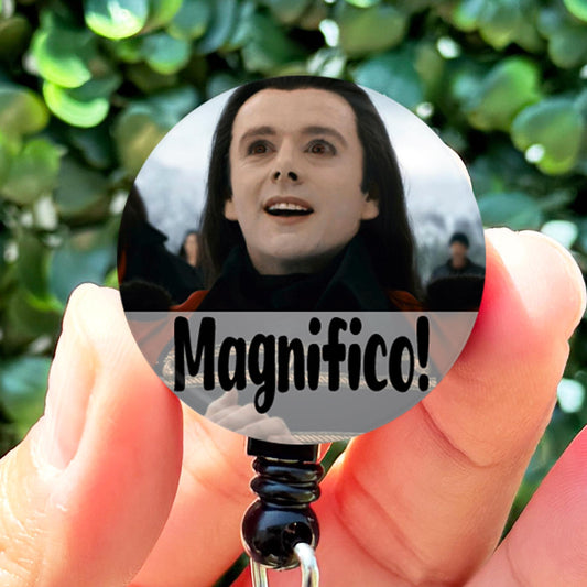 Funny ID Badge Reel  Twilight Aro Magnifico  ID Badge Holder  Nurse Gift  Nurse Badge Reel  Cute ID Badge Reel  Badge Reel