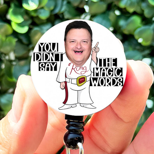 Nedry You Didn't Say The Magic Words Meme  Nurse Badge Reel  Cute ID Badge Holder  Nurse Gift  Nurse Badge Hold