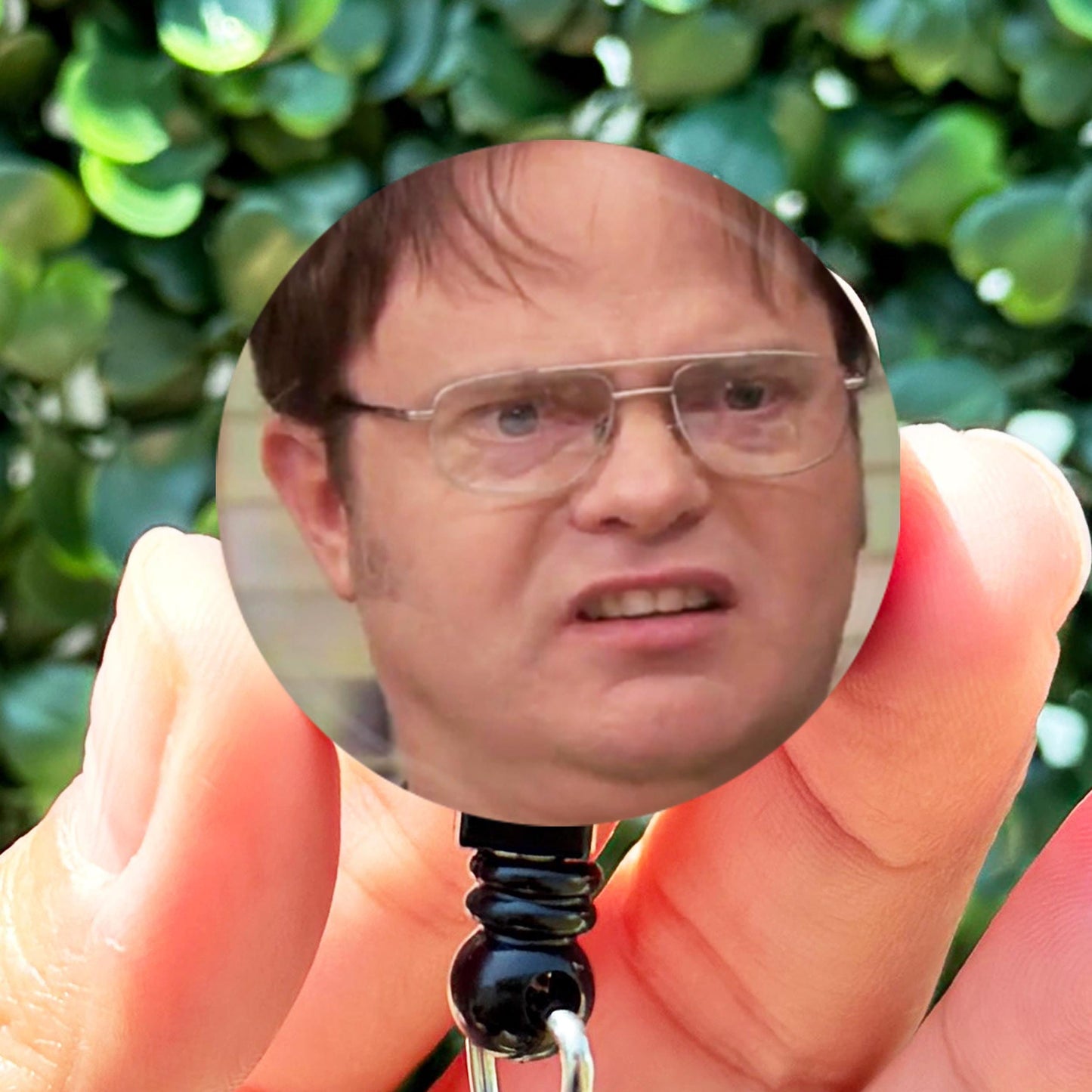 Funny ID Badge Reel  The Office Dwight Shrute Disgusted Close Up Face Meme  ID Badge Holder  Nurse Gift  Nurse Badge Reel  Cute ID Reel