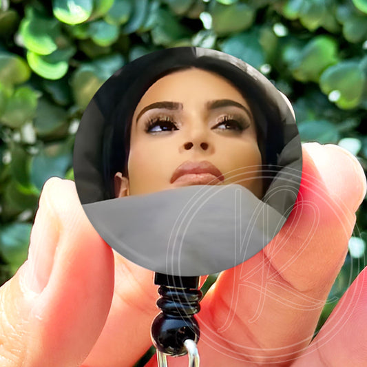 Kim K Unbothered Lazy Meme Nurse Badge Reel